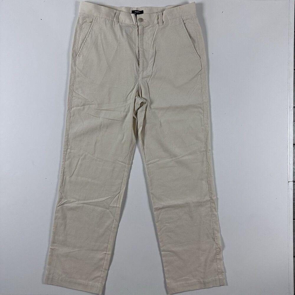 Malbon Golf Palmetto Corduroy Pants Men's Ivory Size 36